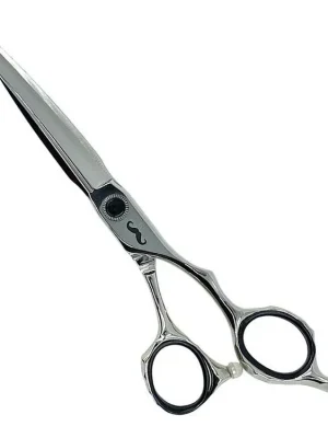 Kadeřnické nůžky MR. MUSTACHE Engrave Silver - 6,0" Must-Have