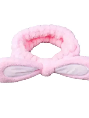 Ověřený Kosmetická čelenka Fluffy Hair Band - Růžová