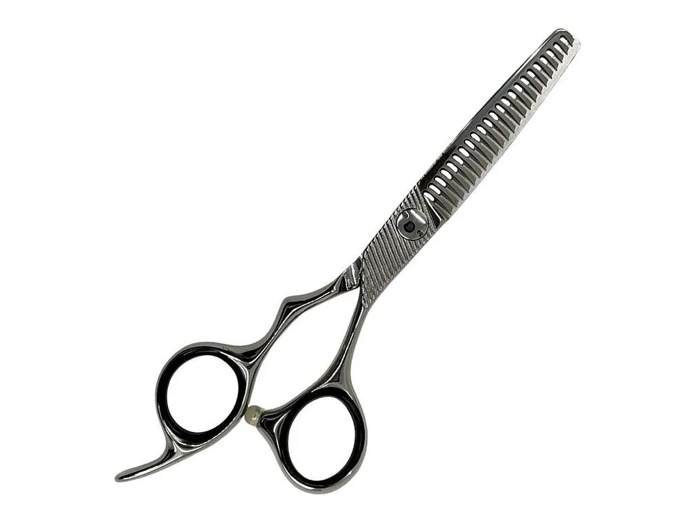 Efilační nůžky pro leváky MR. MUSTACHE Craft Silver Left - 5,5" Výprodej