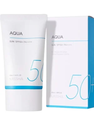 MISSHA Opalovací krém All Around Safe Block Aqua Sun SPF50+ PA++++ (50 ml) Novinka