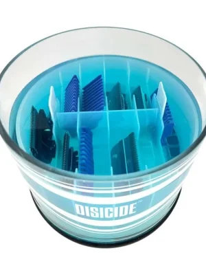 Skleněná nádoba na dezinfekci střihacích hlavic strojků DISICIDE Blade jar 1000 ml Must-Have