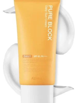 A'PIEU Pure Opalovací krém Block Natural Daily Sun Cream SPF45 PA+++ (50 ml) Finální Výprodej