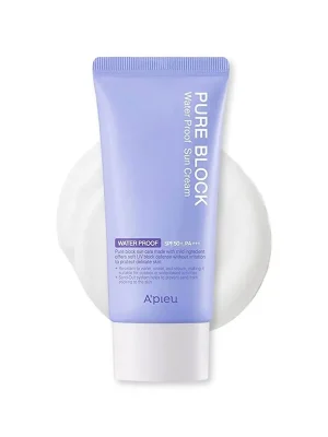 Odeslání Ihned A'PIEU Voděodolný opalovací krém Pure Block Natural Waterpro Sun Cream SPF50+ PA+++ (50 ml)