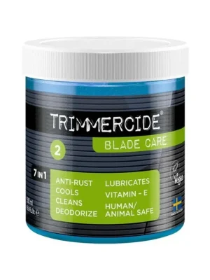 Multifunkční směs na čepele kadeřnických strojků v dóze TRIMMERCIDE 7in1 Blade care jar 500 ml Cenově Výhodný