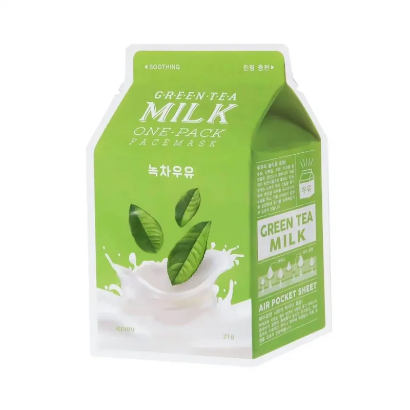 A'PIEU Plátýnková maska Green Tea Milk One-Pack Poslední Šance