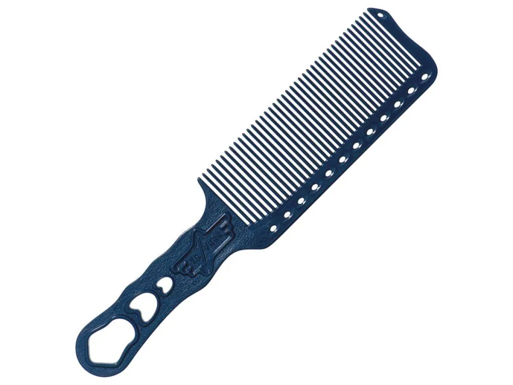 Extra velký hřeben Y.S. PARK Flattop slim comb YS-s282 - modrý Tovární Cena