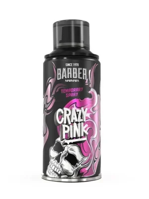 Autentický Růžový sprej na vlasy MARMARA BARBER Temporary spray Crazy pink 150 ml