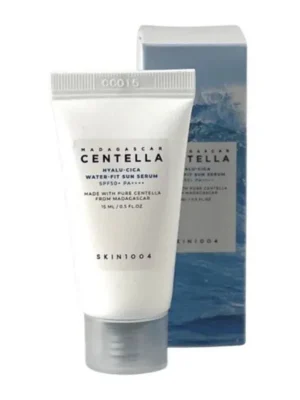 SKIN1004 Opalovací krém Madagascar Centella Hyalu-Cica Water-Fit Sun Serum SPF50+ PA++++ (15 ml) Vrácení Zdarma