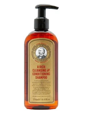 Finální Výprodej Pánský šampon na vlasy s kondicionérem CAPTAIN FAWCETT Conditioning shampoo Ricki Hall's Booze and Baccy 250 ml