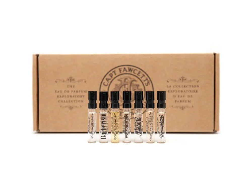 Sada vzorků parfémových vod CAPTAIN FAWCETT Exploratory collection 7x2 ml Značkový