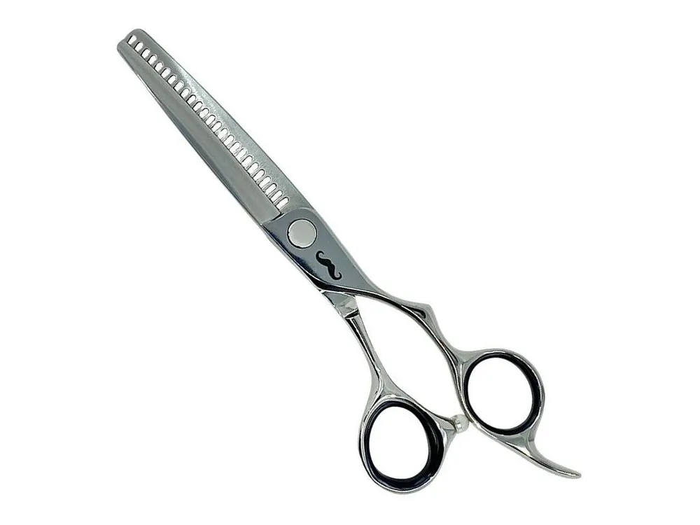 Efilační nůžky MR. MUSTACHE Engrave Silver - 6,0" Aktuální