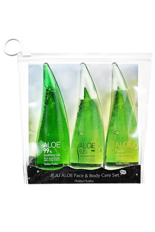 HOLIKA HOLIKA Sada kosmetiky s Aloe Vera Jeju Aloe Face and Body Care Set Novinka