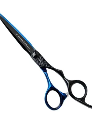 Kadeřnické nůžky MR. MUSTACHE Craft Black-Blue - 6,0" Sleva