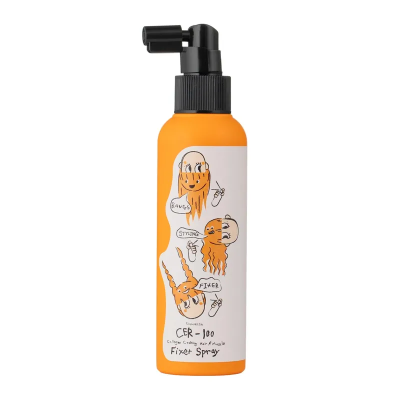 Originální ELIZAVECCA Fixační a vyživující sprej na vlasy Cer-100 Collagen Coating Hair A+ Muscle Fixer Spray (150 ml)
