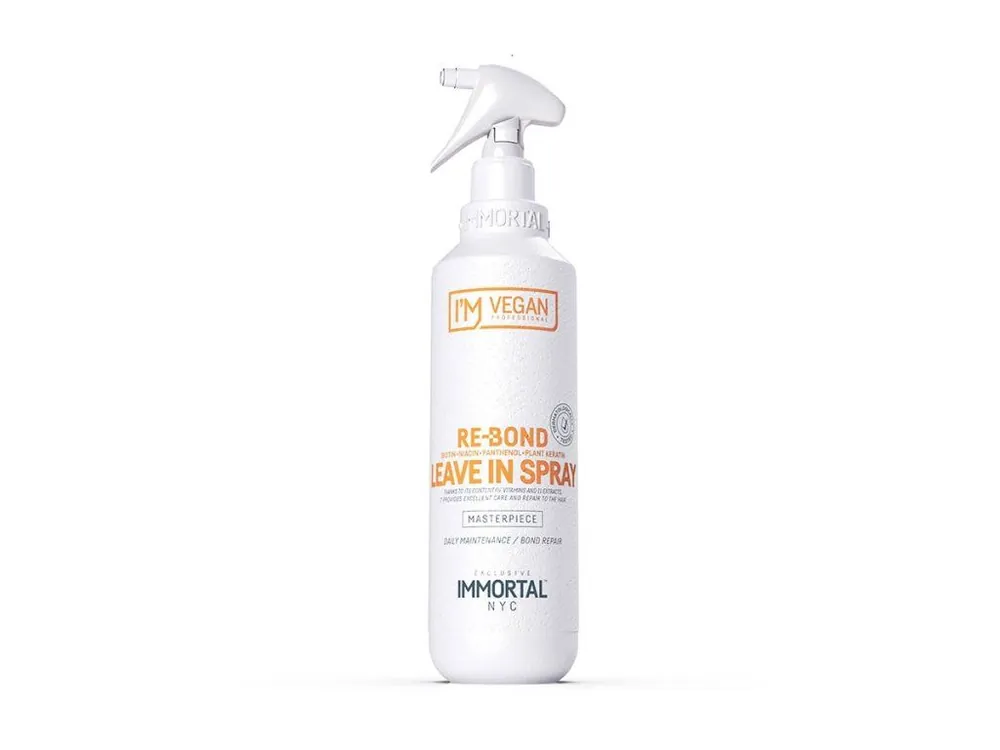 Koupit Online Pečující a obnovující bezoplachový sprej na vlasy IMMORTAL VEGAN Re-Bond Leave-in spray 250 ml