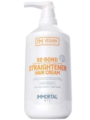 Přímo Od Výrobce Krém na rovnání vlasů IMMORTAL VEGAN Re-Bond Straightener hair cream 1000 ml