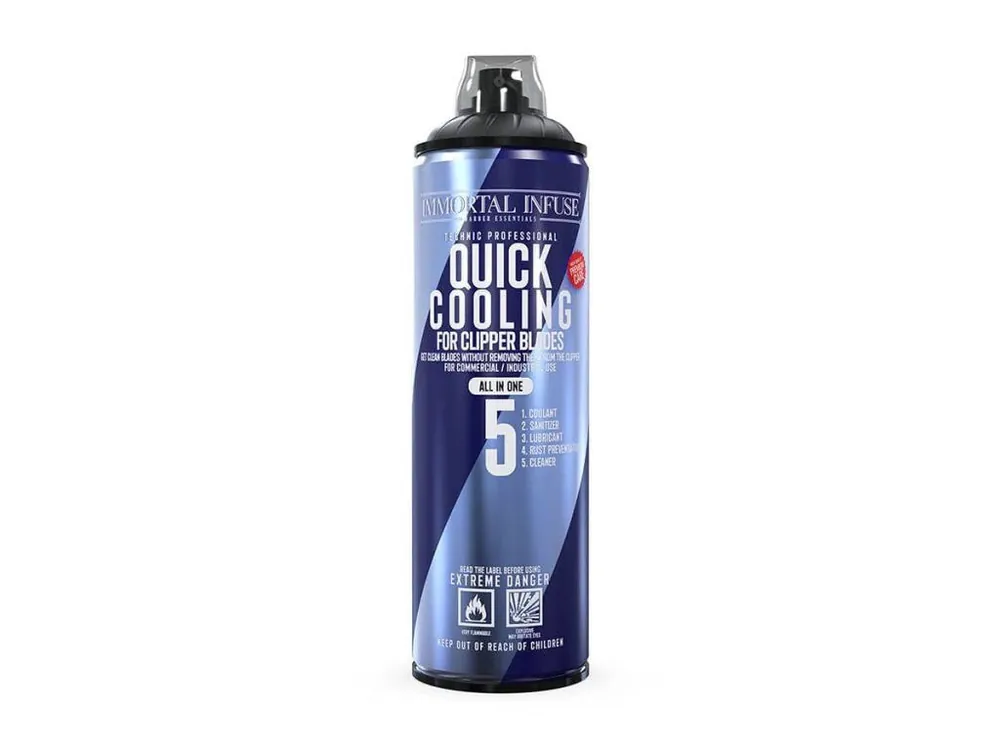 Chladící a ochranný sprej na hlavice strojků IMMORTAL Infuse 5in1 Quick cooling 500 ml Originální