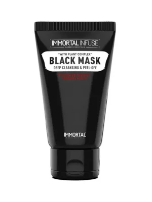 Černá slupovací maska na obličej IMMORTAL Infuse Black peel off & cleansing mask 150 ml Vrácení Zdarma