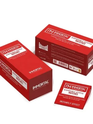Kamencové sirky po holení IMMORTAL Disposable styptic matches (24 x 20 ks) Nejprodávanější