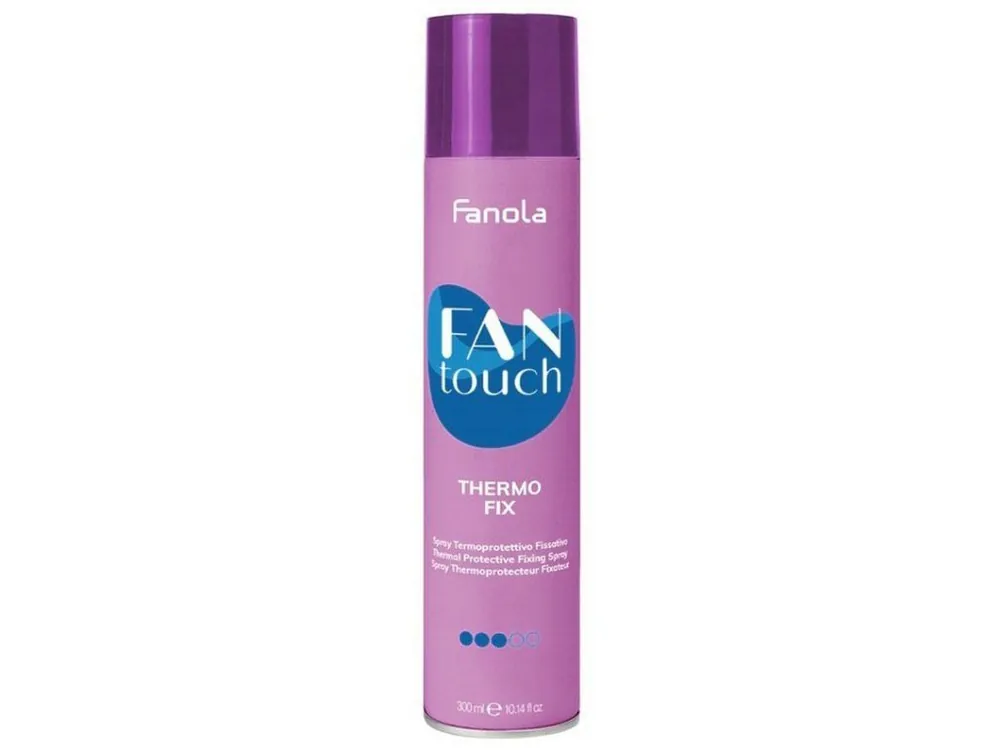 Oblíbený FANOLA Fan Touch Thermo Fix Spray 300ml - termoochranný fixační sprej středně tužící