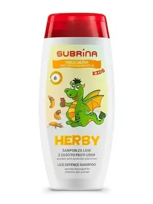 Výprodej SUBRÍNA For Kids Herby Lice Defence Shampoo 250ml - dětský šampon na ochranu proti vším