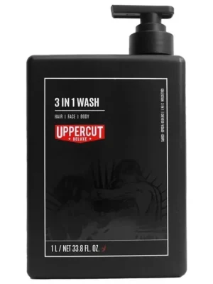 Mycí gel na tělo, obličej a vlasy UPPERCUT Deluxe 3 in 1 wash 1000 ml Autentický