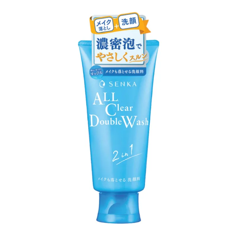 Cenově Výhodný SHISEIDO SENKA Čisticí a odličovací pěnový krém All Clear Double Wash 2in1 (120 g)