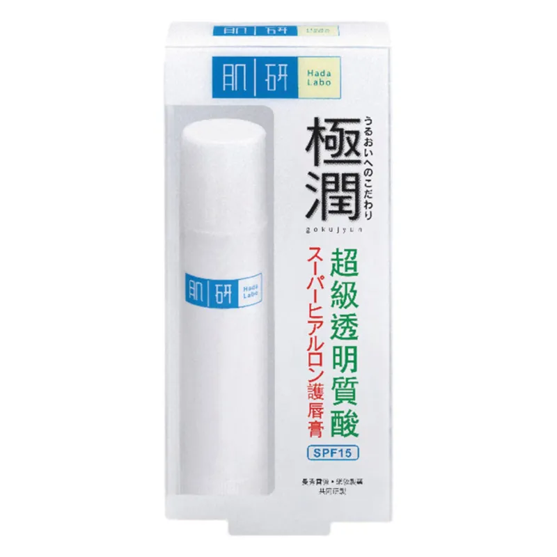 Přímo Od Výrobce HADA LABO Balzám na rty Gokujyun Hyaluronic Acid Lip Balm SPF15