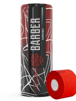 Červené krepové límce MARMARA BARBER Neck strip Red 500 ks Vrácení Zdarma