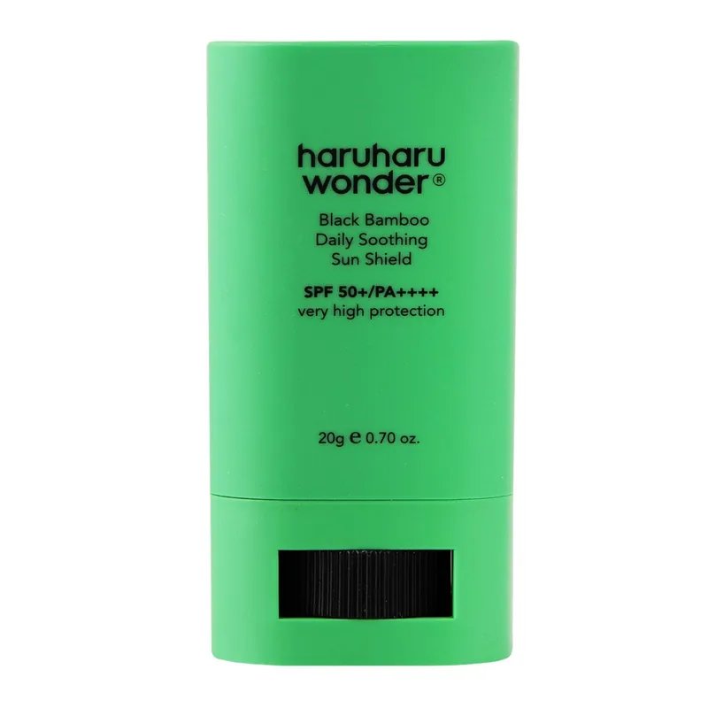 Nová Kolekce HARUHARU WONDER Opalovací tyčinka Black Bamboo Daily Soothing Sun Shield SPF50+ PA++++ (20 g)