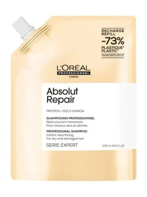 LOREAL Serie Expert Absolut Repair Shampoo Refill 500ml - pro velmi poškozené vlasy - náhradní náplň Časově Omezené
