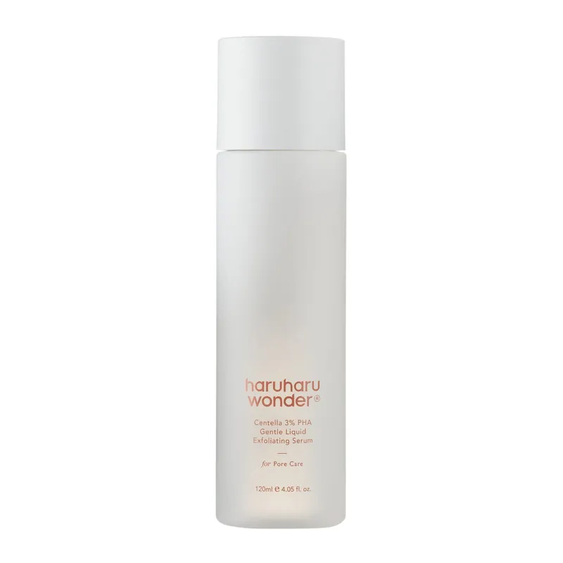 Časově Omezené HARUHARU WONDER Exfoliační pleťové sérum Centella 3% PHA Gentle Liquid Exfoliating Serum (120 ml)