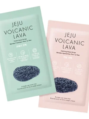 Objednat Nyní THE FACE SHOP Čisticí náplasti na nos Jeju Volcanic Lava Nose Strips Set (7 ks)