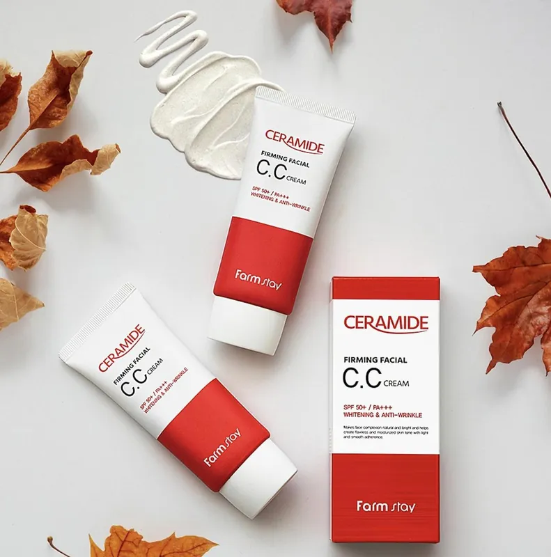 FARM STAY CC Krém Ceramide Firming Facial C.C Cream (50 g) Top Prodej