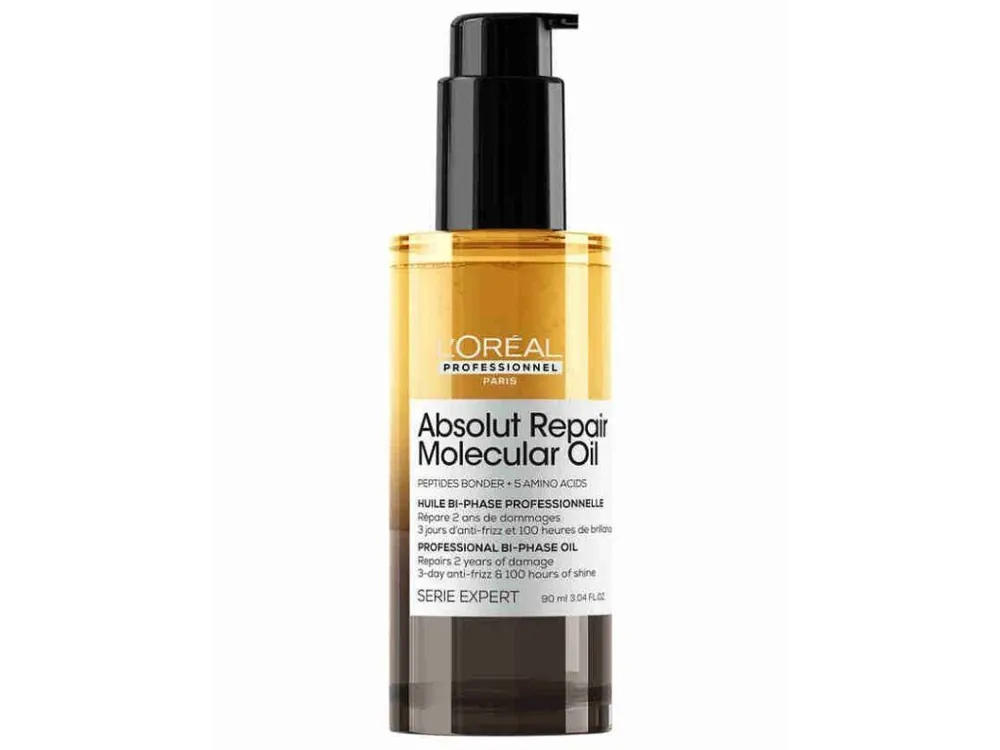 Expresní Doručení LOREAL Serie Expert Absolut Repair Molecular Bi-Phase Oil 90ml - olej pro velmi poškozené vlasy
