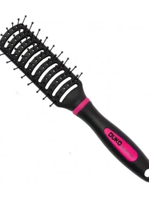 Sleva DUKO 97I6 Kartáč na rozčesávání vlasů Fuchsia 7 řad - 248x49mm
