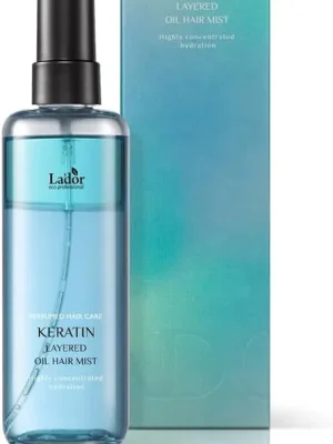 Sleva LA'DOR Vyživující a hydratační sprej na vlasy Keratin Layered Oil Hair Mist (130 ml)