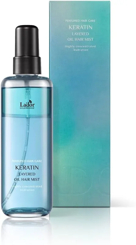 Sleva LA'DOR Vyživující a hydratační sprej na vlasy Keratin Layered Oil Hair Mist (130 ml)