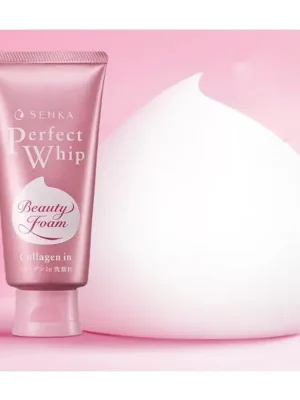 SHISEIDO SENKA Jemná čisticí pěna Perfect Whip Beauty Foam Collagen In (120 g) Top Prodej