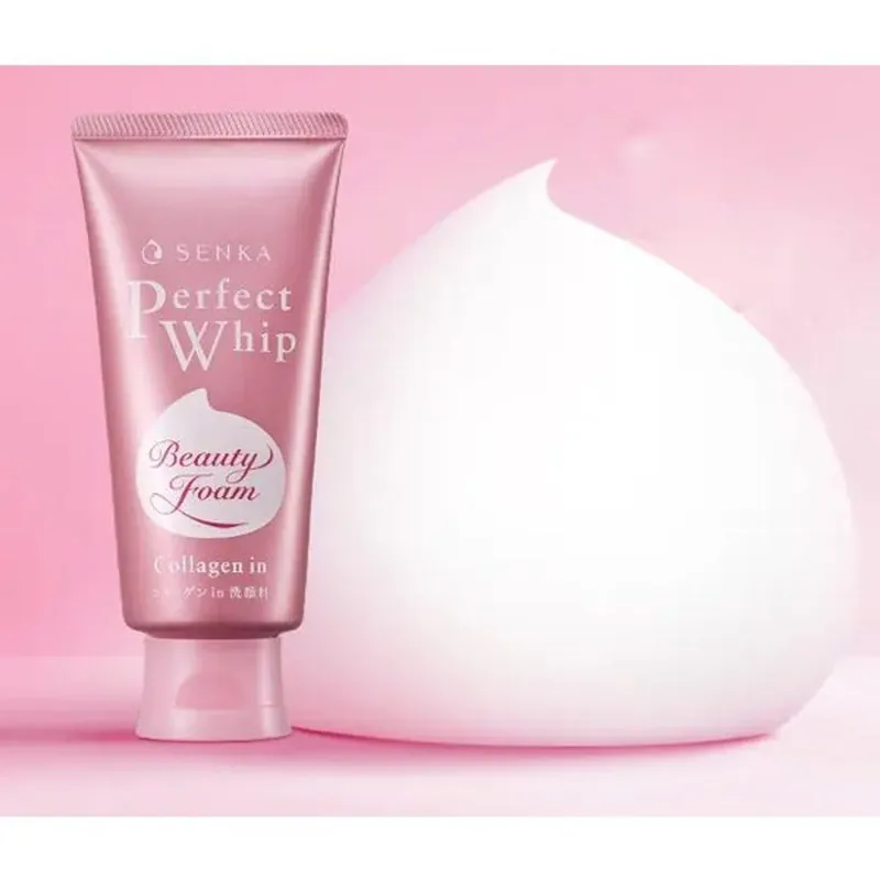 SHISEIDO SENKA Jemná čisticí pěna Perfect Whip Beauty Foam Collagen In (120 g) Top Prodej