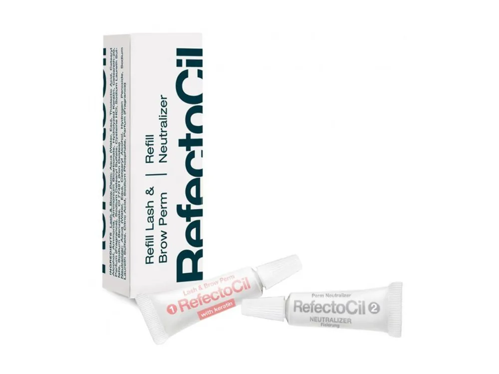 REFECTOCIL Refill Brow And Lash Perm + Neutralizer 2x3,5ml - trvalá na řasy s keratinem Oblíbený