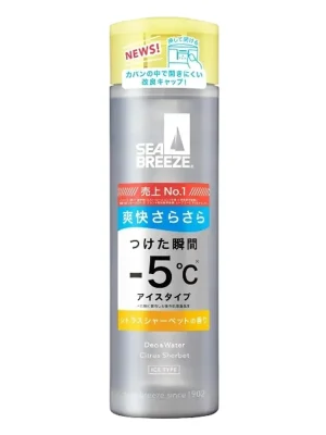 Originální SHISEIDO Deodorant s chladivým efektem Sea Breeze Deo & Water Citrus Sorbet (160 ml)