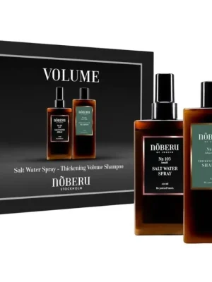 Sada sea salt spreje a šamponu pro objem vlasů NOBERU Giftbox Volume Sleva