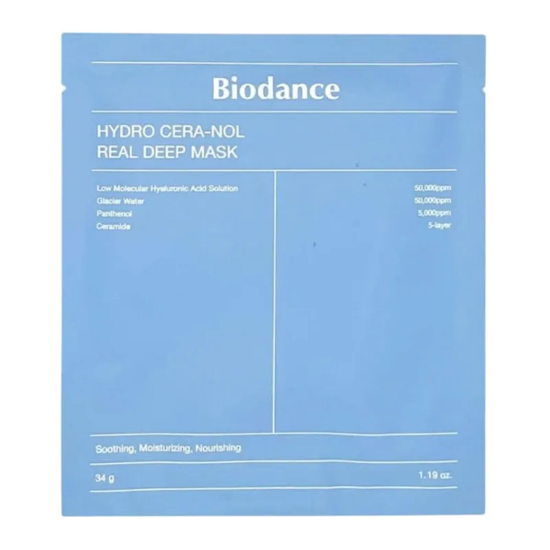 BIODANCE Hydrogelová pleťová maska Hydro Cera-Nol Real Deep Mask Vysoce Kvalitní