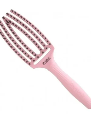 Akční Nabídka OLIVIA GARDEN FB1PC-SL Fingerbrush Medium Jaipur Rose - Profesionální kartáč s kančími štětinami