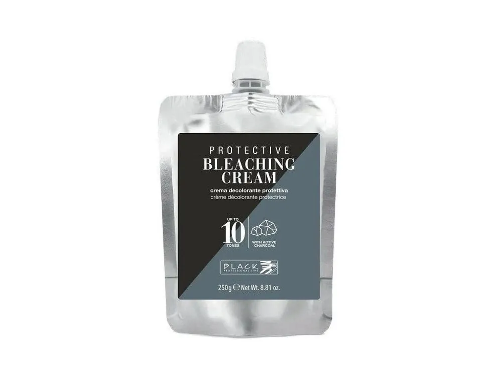BLACK Professional Protective Bleaching Cream 250g - odbarvovací krém s aktivním uhlím Nakupujte Hned
