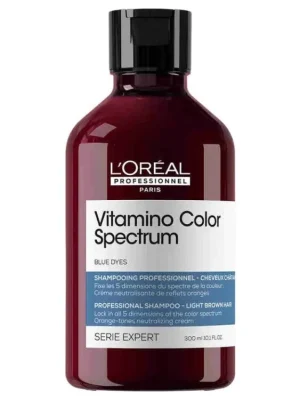 L´ORÉAL Expert Vitamino Color Spectrum Blue Shampoo 300ml - modrý šampon pro neutralizaci oranžových tónů Víkendová Akce