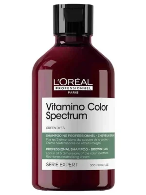 L´ORÉAL Expert Vitamino Color Spectrum Green Shampoo 300ml - zelený šampon pro neutralizaci červených tónů Nejprodávanější