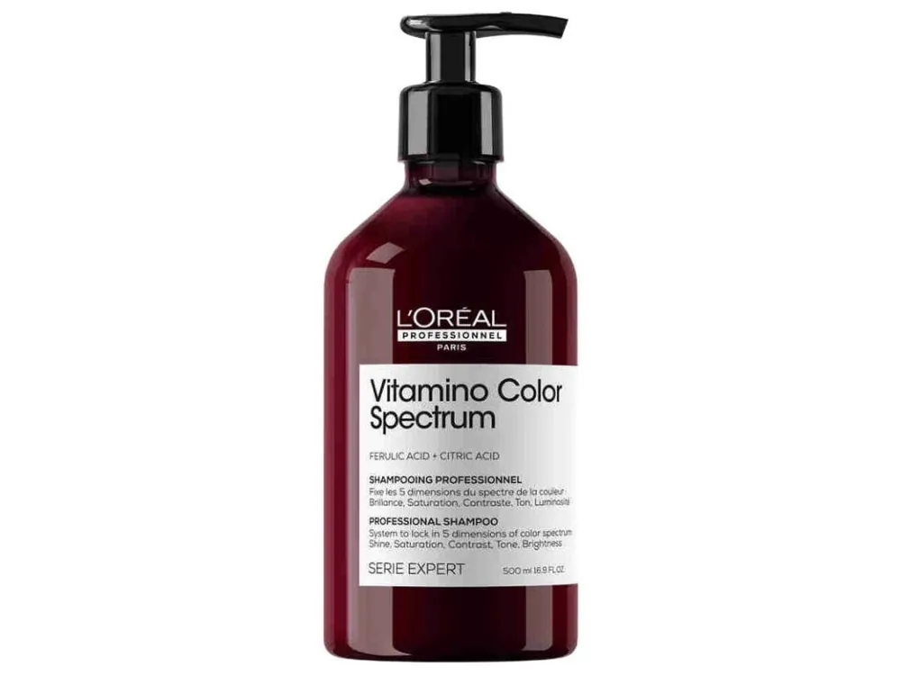 Omezená Nabídka L´ORÉAL Expert Vitamino Color Spectrum Shampoo 500ml - pečující šampon pro barvené vlasy