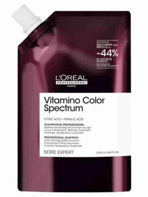 L´ORÉAL Expert Vitamino Color Spectrum Shampoo REFILL 1000ml - pečující šampon pro barvené vlasy Nová Kolekce